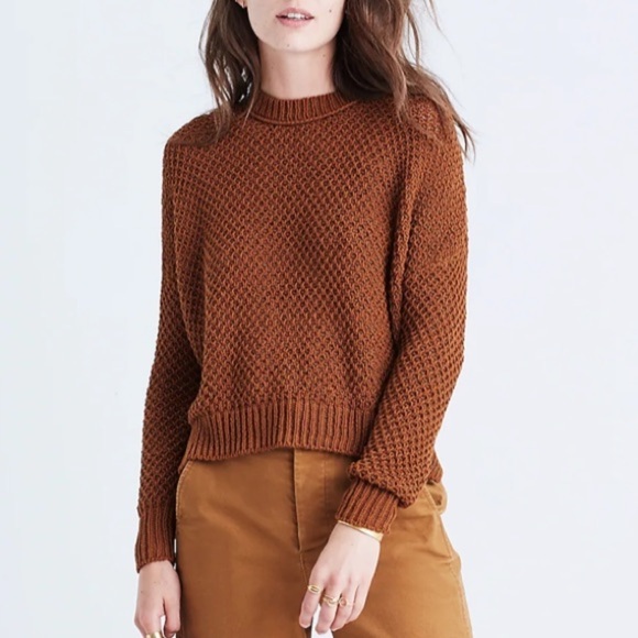 Madewell Navy French Quarter Pullover Sweater Size XS - Picture 7 of 13